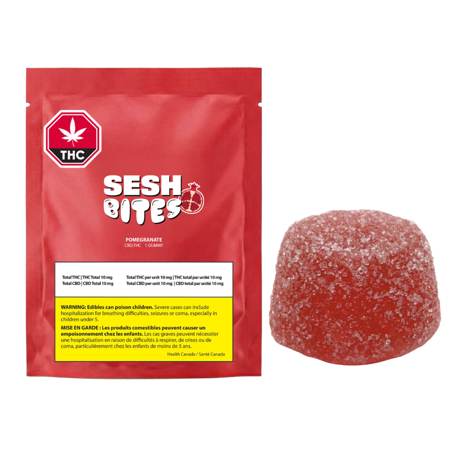 Sesh Bites Pomegranate CBD:THC